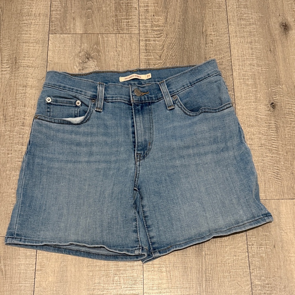 Levi's Light Blue Women's Mini Shorts